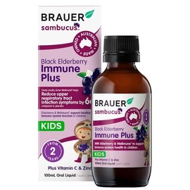 Brauer Buy Brauer Sambucus Immune Plus for Kids 100ml Online