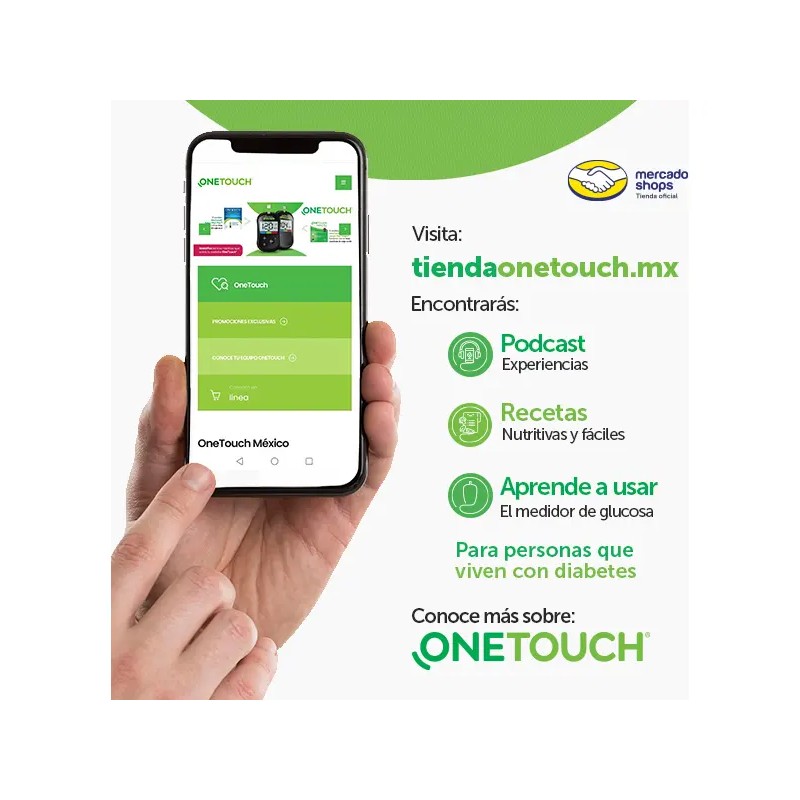 Tiras Reactivas OneTouch Ultra 100 - Precisión y Rapidez