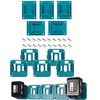 YUMSONYO 10pc Tool Holders and Battery Holder for Makita 18V