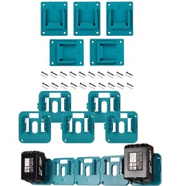 YUMSONYO 10pc Tool Holders and Battery Holder for Makita 18V Battery Mount Wall Mount Dock Holder