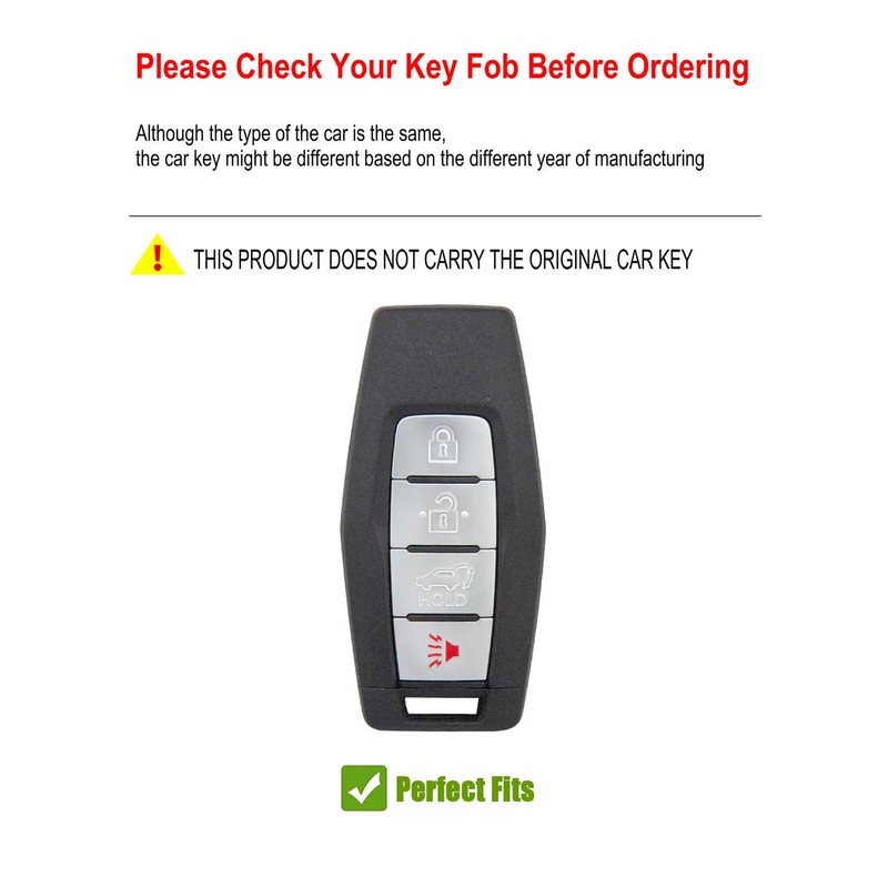YONUFI Compatible Key Fob Cover for Mitsubishi Outlander 2021 2022