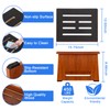 One Step Stool for Adults Seniors with Non-Slip Rubber Stepping