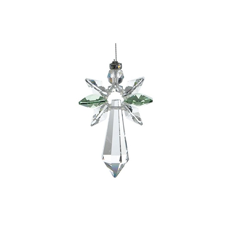 Crystals lucky crystal angel, Crystal, Peridot, 19,4 x 3,5 x