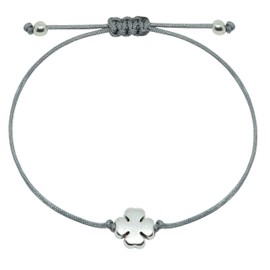 Selfmade Jewelry Clover Leaf Bracelet Lucky Charm Testing Adjustable Bracelet for Girls & Women Free Gift Box, Size-adjustable, Metal, No Gemstone