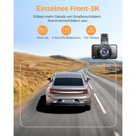 AZDOME WiFi Dash Cam with App Car Camera