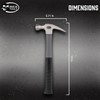Dead On Tools-16oz Smooth Face Fiberglass Hammer,(DOHFG16S13)