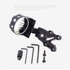 Compound 5 Pin Bow Sight with Adjustable Spirit Level Archery