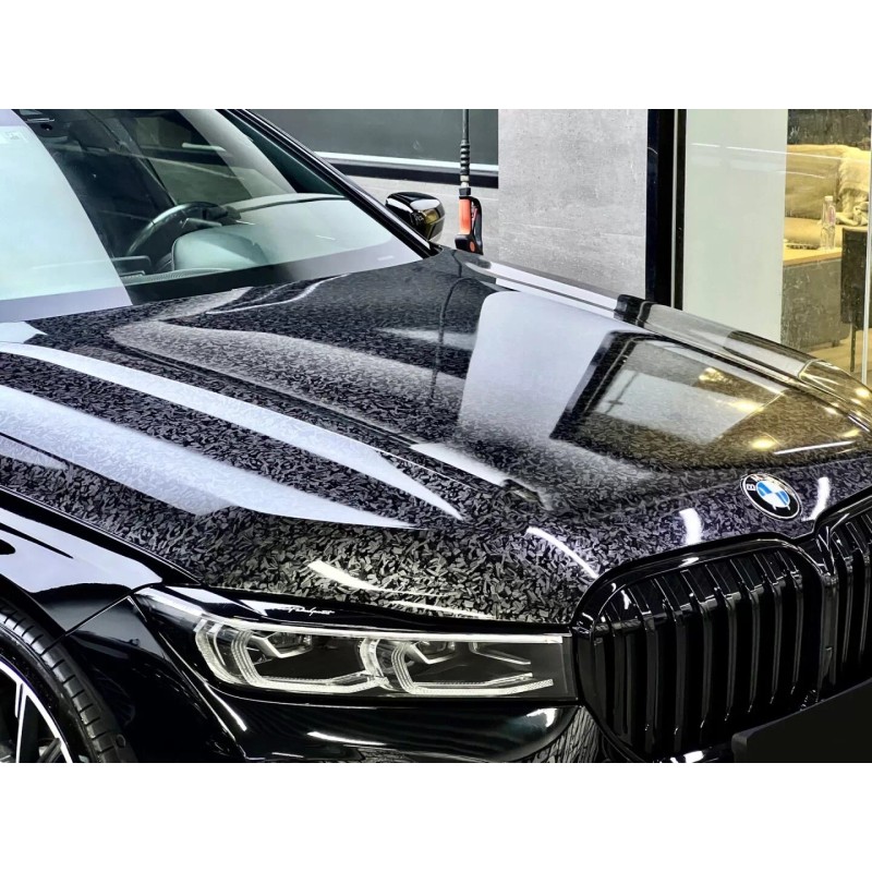 Carlas 36" x 60" Premium Forged Black Carbon Fiber Vinyl