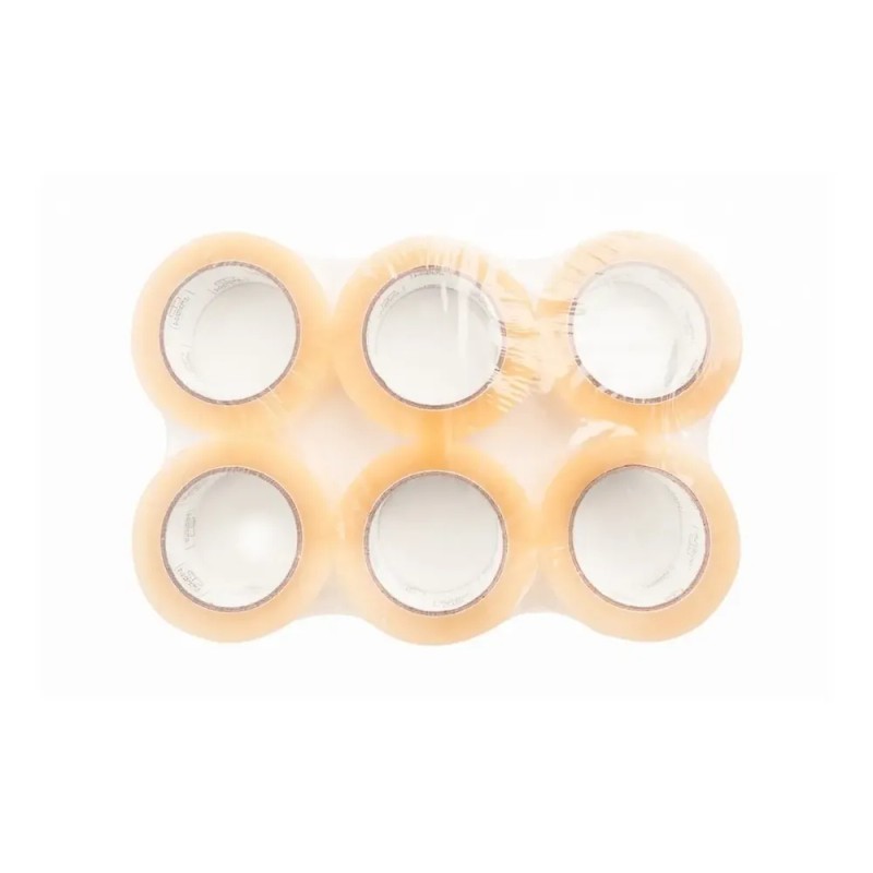Logan Pack Cinta Adhesiva Transparente, 48mm X 150m, Pack 36
