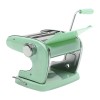 Green Kitchen Manual Pasta Maker Machine With 6 Adjustable Thickness