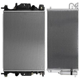 Aintier Aluminum Radiator Replacement 2014-2016 for Mitsubishi for Outlander Plastic Radiator Auto Parts Complete radiator Radiator Engine Coolant Radiator Assembly Radiator
