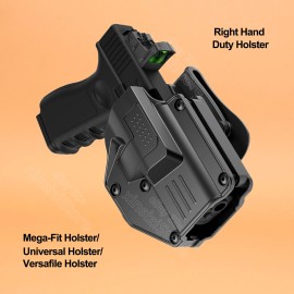 TEGE IPSC Holster For Glock 17 19 22 23 24 31 32 33 34 40 43 44 45 48Mos 26 27 Gen3-5