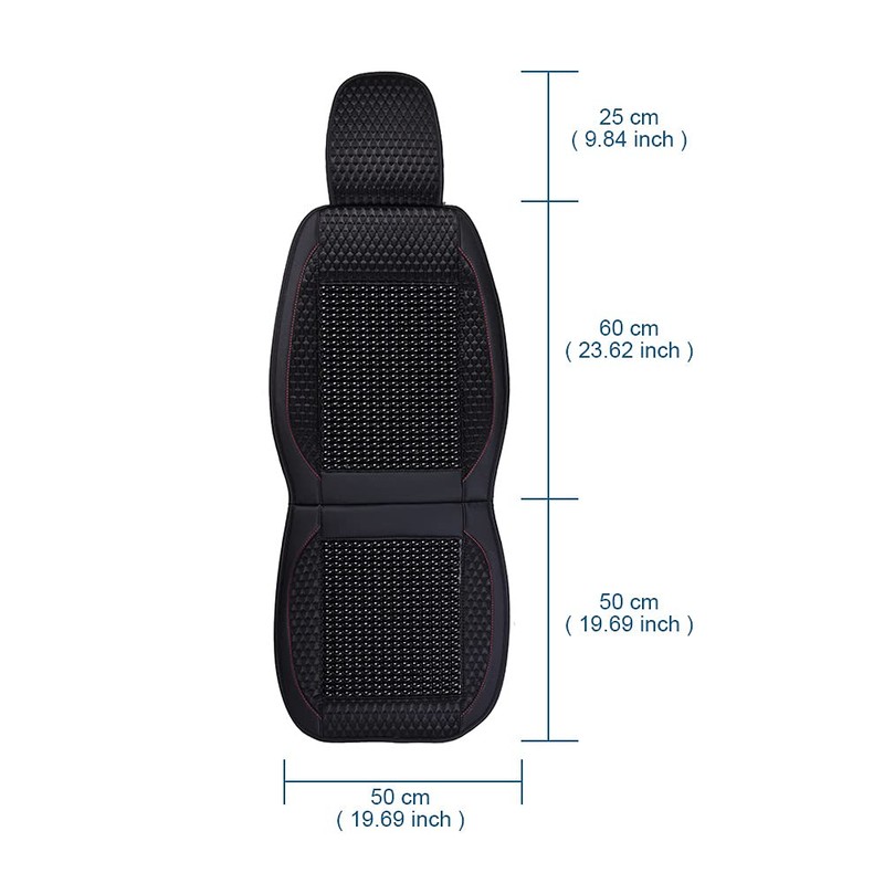 Blueshyhall Wooden Beaded Car Seat Cover Comfortable Massage Car Seat