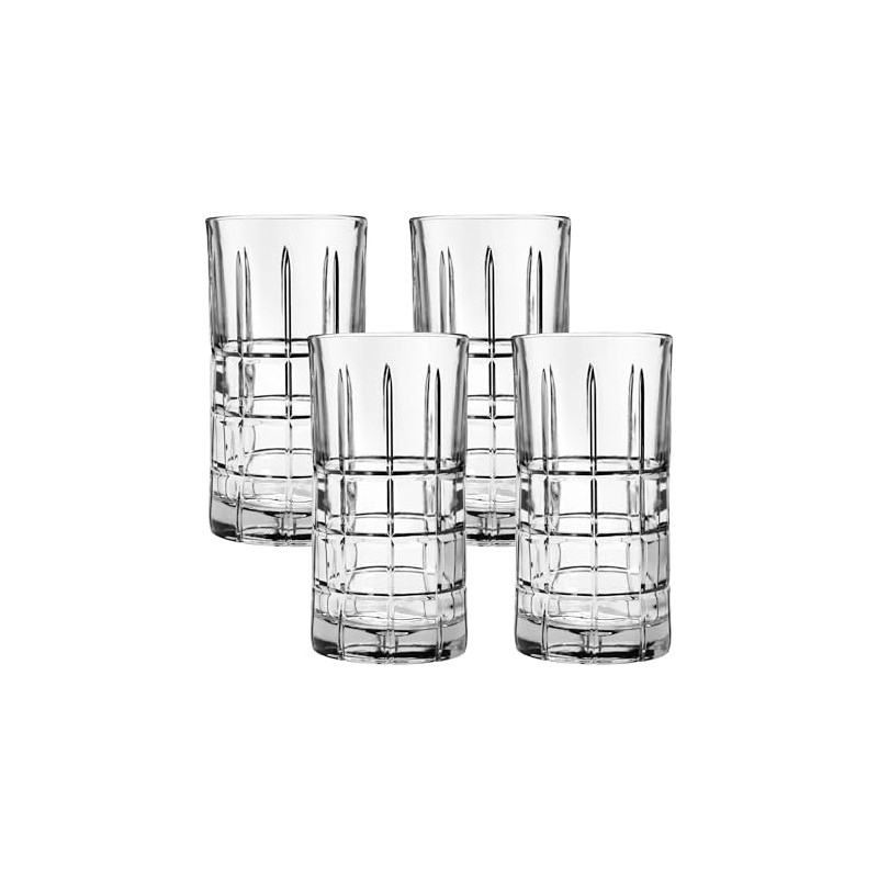 Anchor Hocking Manchester Drinking Glasses (4-Pieces, 16-ounce, dishwasher safe)