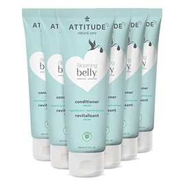 ATTITUDE Pregnancy Hair Conditioner, Hypoallergenic Plant- and Mineral-Based Ingredients from Natural Sources, Vegan and Cruelty-free Daily Detangler, Argan, 8 Fl Oz (Pack of 6),11110