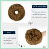 Qunlinta Messy Bun Hair Piece, 2 PCS Hair Buns Scrunchies