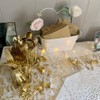 2Pcs Gold Table Runner,108 Inches Sequin Glitter Foil Metallic Silver