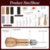 Leather Sewing Tool Set, Leather Stitch Sewing Awl + Waxed