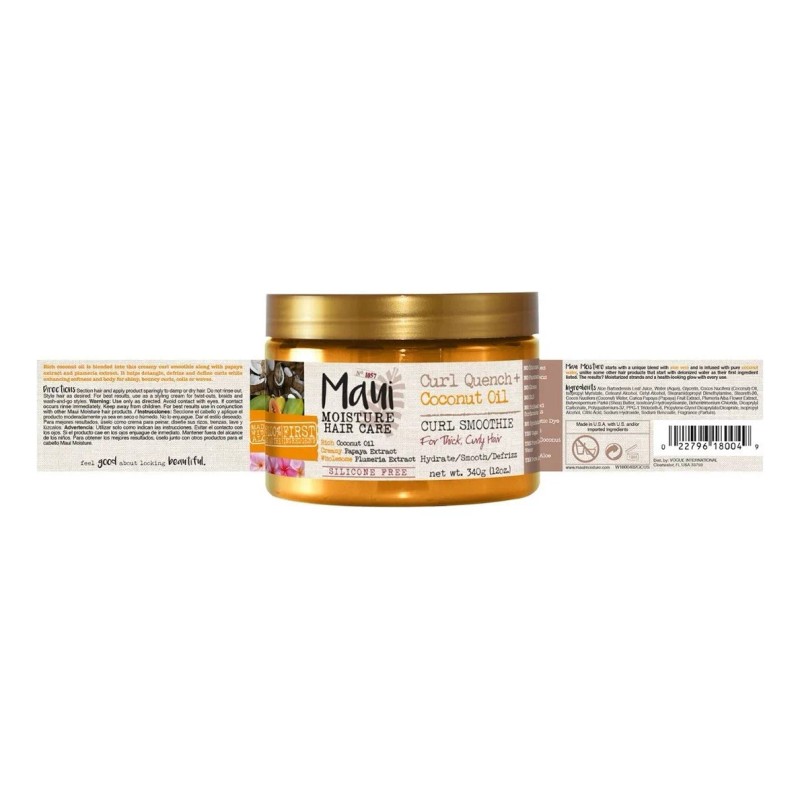 Maui Moisture Tratamiento Capilar Maui Moisture Coconut Oil 340g