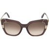 Salvatore Ferragamo SF889SL Crystal Brown/Burgundy Gradient One Size