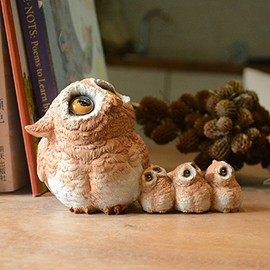 Good Luck Goods, Lucky Bird, Owl, Owl, Miscellaneous Goods, Figurine, Interior, Stylish, Cute