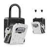ZHEGE Key Box, Dial Type, 4 Digits, Combination Type, Padlock,