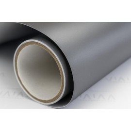Matte Gun Metal Grey Vinyl Wrap Roll with Air Release Technology (1.49ft x 5ft)