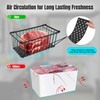 Lussora Freezer Organizer Bins - 4 Pack Stackable Chest Freezer
