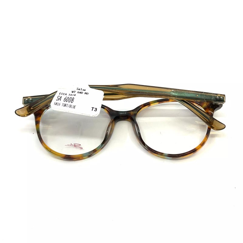 Salsa Eyeglasses Frames SA 6008 TO/BL multicolor brown round optical