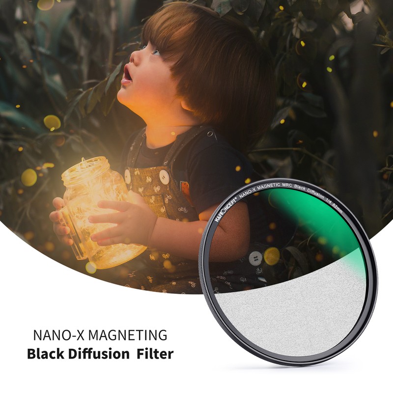K&F CONCEPT NANO-X-1/4 Soft Focus Filter Diffusion Filter with Waterproof