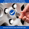 Wheel Bolt Caps Tool, Pack of 3, 3 Versions Replacement