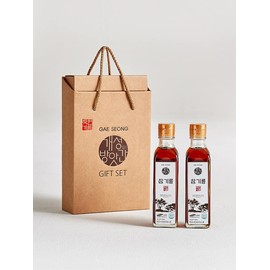 Gaeseong Mill 2 types of Gaeseong Mill gift sets (2 180ml sesame oil) / 개성방앗간 선물세트 2종 (참기름180ml 2개)