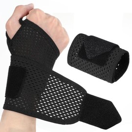 Wrist Bandages Fitness, Breathable Bandage Wrist for Wrist Sprains for Tendonitis or Sports for Right or Left Hand
