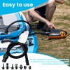 sitengjun Sup Pump Adapter Kit, Inflatable Boat Sup Pump Air