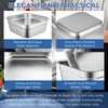 2 in 1 Large Stainless Steel Sink Basin with Colander,