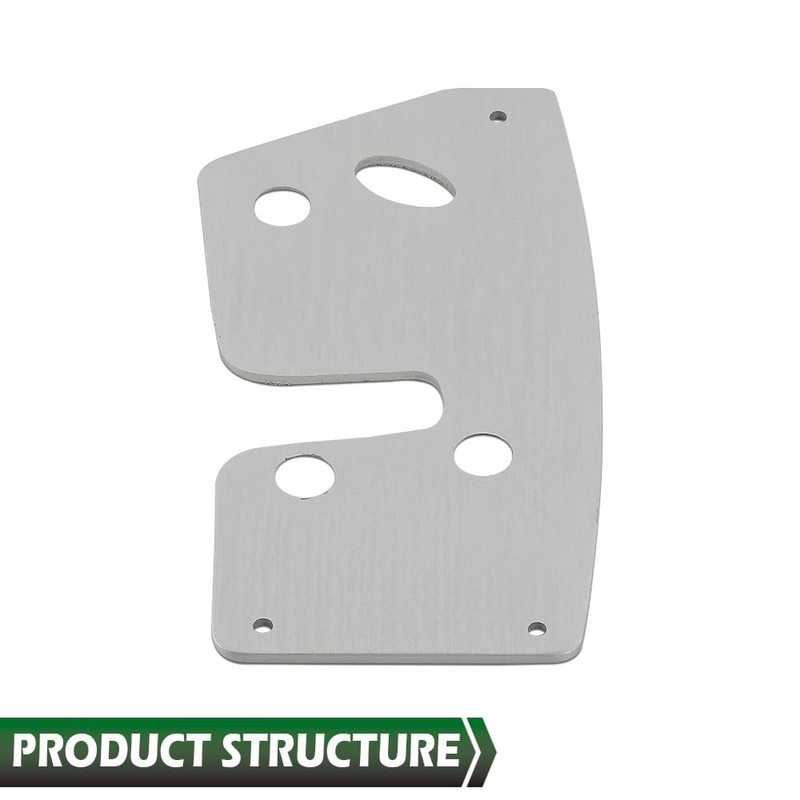 LQI Driver Door Latch Repair Reinforcement Plate Compatible with Jeep
