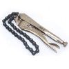 NUZAMAS 9" 23cm Locking Chain Clamp Vise Steel Plier Locking