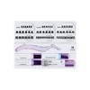FALSCARA Studio Lash Extension Kit, 54 Stackable Lash Clusters, Medium