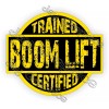 Unbranded/Generic 3pcs - Boom Lift Trained & Certified Hard Hat Stickers Decals Helmet Operator