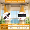 Nicecho U Shape Heavy Duty Curved Curtain Rods adjust to
