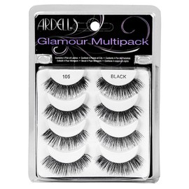 Ardell Glamour Multipack 4 Pair Lashes,105 Black