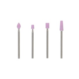 Takagi EARTH MAN HRB-7 Hobby Router Bit, Whetstone with Precision Shaft for Metals, Set of 4