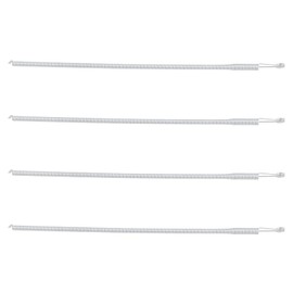 Briny River 4pcs Spring Drawstring Needle Threader DIY Rope Threader Clip Rope Threader Suitable for Hand Sewing Jackets Pants Shorts Total 22.8cm Head Width 0.43 and 0.63cm