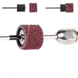 307 Pieces Sanding Drum Kit Includes Sanding Bands & Drum Sleeve Rubber Drum Mandrels - 1/2 3/8 & 1/4 inch 80# 120# 240# Grit fits Dremel Nail Drill