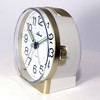Atlanta Quartz Alarm Clock without Ticking Sweeping Seconds Analogue Light