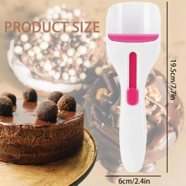 2 Pcs Cupcake Scoop Batter Dispenser - Easy-to-Use Cupcake Batter Scoop, Cupcakes, Pancakes, and Cookie Dough - BPA-Free, Dishwasher-Safe, and Perfect for Precise Batter Portioning