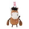 Nici Peluche Llavero Caballo Marrón 7cm Talisminis.