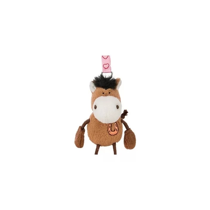 Nici Peluche Llavero Caballo Marrón 7cm Talisminis.