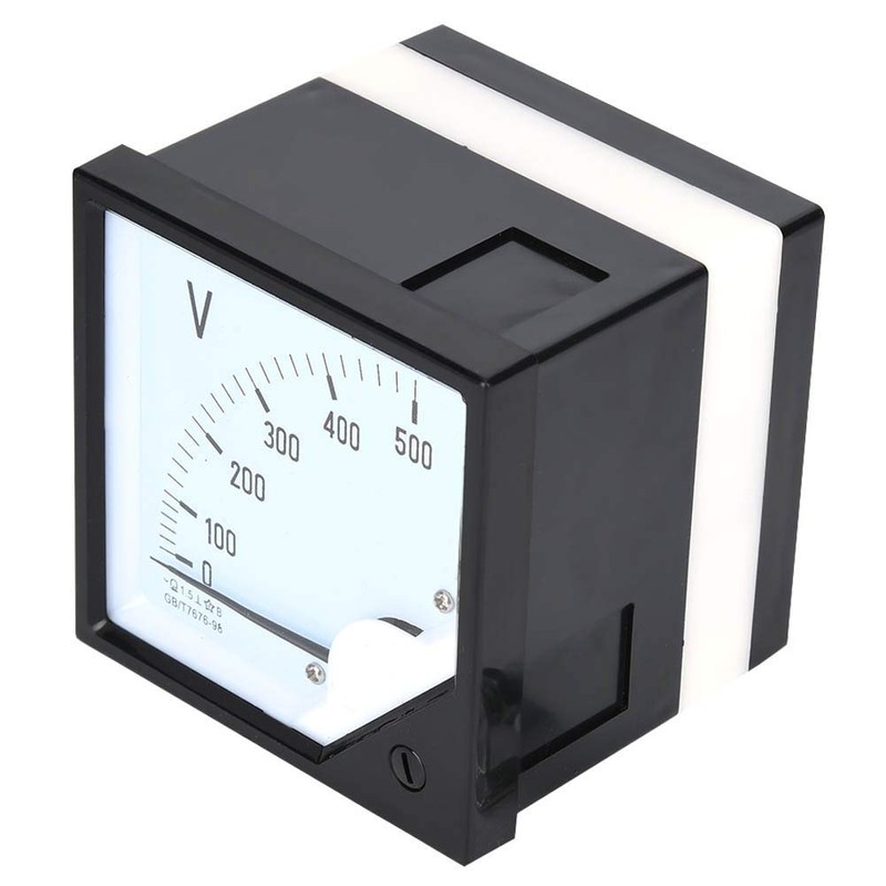 AC 0-500V Measuring Range Square Panel Voltage Meter Voltage Tester