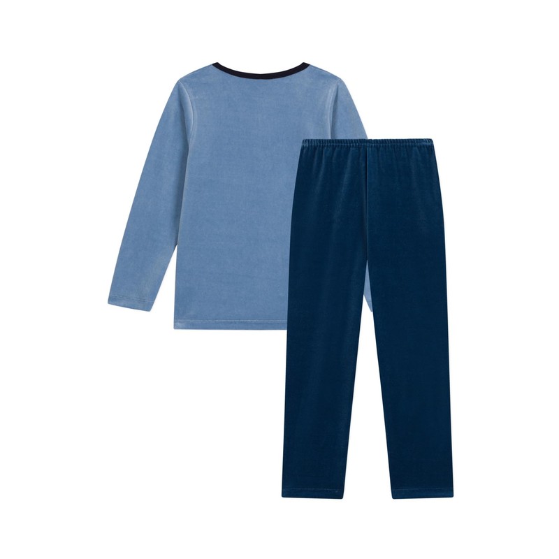 Petit Bateau Boys Long Sleeve Pyjamas, Incognito/Beach